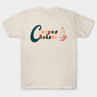 Corpus Christi, TX Windsurfing T-Shirt